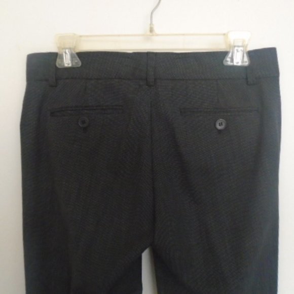 THEORY BLACK AND GRAY CHECKERED PANTS SIZE 4 - Picture 3 of 12
